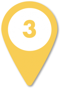 Number three pinpoint
